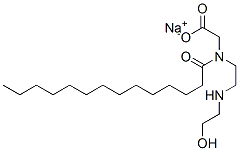 94087-03-3,sodium N-[2-[[2-hydroxyethyl]amino]ethyl]-N-(1-oxotetradecyl)glycinate
