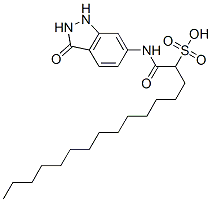 94087-61-3,1-[(2,3-dihydro-3-oxo-1H-indazol-6-yl)amino]-1-oxohexadecane-2-sulphonic acid