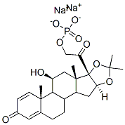 94087-98-6,Pregna-1,4-diene-3,20-dione, 11-hydroxy-16,17-[(1-methylethylidene)bis(oxy)]-21-(phosphonooxy)-, disodium salt, (11beta,16alpha)-