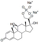94088-00-3,Pregna-1,4-diene-3,20-dione, 9-fluoro-11,17-dihydroxy-21-(phosphonooxy)-, disodium salt, (11beta)-