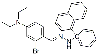 94089-08-4,2-bromo-4-(diethylamino)benzaldehyde 1-naphthylphenylhydrazone