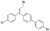 94094-70-9,(E-)4-bromo-4'-[3-bromo-1-(4-chlorophenyl)-1-propenyl]-1,1'-biphenyl