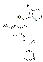 94107-85-4,(8alpha,9R)-9-hydroxy-6'-methoxycinchonanium nicotinate