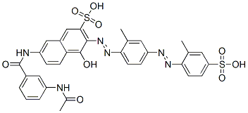 94108-92-6,7-[[3-(acetylamino)benzoyl]amino]-4-hydroxy-3-[[2-methyl-4-[(2-methyl-4-sulphophenyl)azo]phenyl]azo]naphthalene-2-sulphonic acid