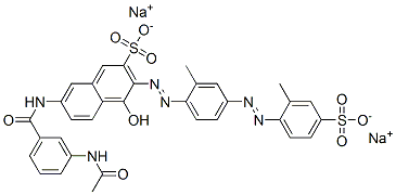 94108-93-7,7-[[3-(acetamido)benzoyl]amino]-4-hydroxy-3-[[2-methyl-4-[(2-methyl-4-sulphophenyl)azo]phenyl]azo]naphthalene-2-sulphonic acid, sodium salt