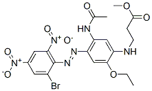 94108-94-8,methyl N-[5-(acetylamino)-4-[(2-bromo-4,6-dinitrophenyl)azo]-2-ethoxyphenyl]beta-alaninate