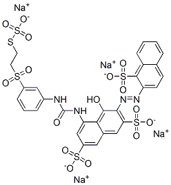 94109-43-0,tetrasodium 4-hydroxy-3-[(1-sulphonato-2-naphthyl)azo]-5-[[[[3-[[2-(sulphonatothio)ethyl]sulphonyl]phenyl]amino]carbonyl]amino]naphthalene-2,7-disulphonate