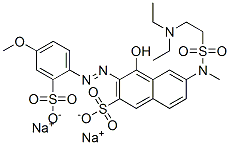94109-44-1,6-[[[2-(diethylamino)ethyl]sulphonyl]methylamino]-4-hydroxy-3-[(4-methoxy-2-sulphophenyl)azo]naphthalene-2-sulphonic acid, sodium salt