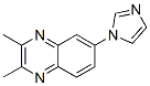941283-14-3,Quinoxaline,  6-(1H-imidazol-1-yl)-2,3-dimethyl-