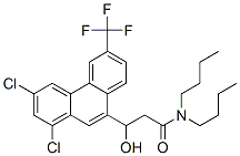 94133-70-7,N,N-dibutyl-1,3-dichloro-.beta.-hydroxy-6-(trifluoromethyl)phenanthren-9-propanamide