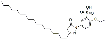 94134-36-8,2-ethoxy-5-(4,5-dihydro-3-heptadecyl-5-oxo-1H-pyrazol-1-yl)benzenesulphonic acid