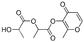 94134-41-5,1-methyl-2-[(2-methyl-4-oxo-4H-pyran-3-yl)oxy]-2-oxoethyl lactate