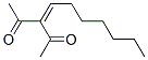 94134-76-6,3-heptylidenepentane-2,4-dione