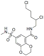94134-91-5,N-(2,5-dichloropentyl)-2,3-dihydro-7-(N-methylsulphamoyl)-1,4-benzodioxin-5-carboxamide