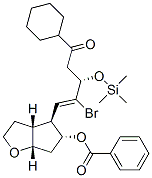 94135-05-4,[3aR-[3aalpha,4alpha(S*),5beta,6aalpha]]-4-[2-bromo-5-cyclohexyl-5-oxo-3-[(trimethylsilyl)oxy]-1-pentenyl]hexahydro-2H-cyclopenta[b]-5-furyl benzoate