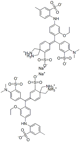 94135-52-1,dihydrogen [4-[[4-(dimethylamino)-3-sulphonatophenyl][2-ethoxy-4-(2-sulphonato-p-toluidino)phenyl]methylene]-2-sulphonatocyclohexa-2,5-dien-1-ylidene]dimethylammonium, disodium salt