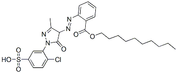 94135-83-8,1-decyl 2-[[1-(2-chloro-5-sulphophenyl)-4,5-dihydro-3-methyl-5-oxo-1H-pyrazol-4-yl]azo]benzoate