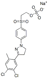 94138-72-4,sodium 2-[[4-[3-(4,5-dichloro-2-methylphenyl)-4,5-dihydro-1H-pyrazol-1-yl]phenyl]sulphonyl]ethyl sulphate
