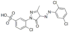 94158-03-9,4-chloro-3-[4-[(2,5-dichlorophenyl)azo]-4,5-dihydro-3-methyl-5-oxo-1H-pyrazol-1-yl]benzenesulphonic acid