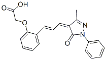 94158-17-5,[2-[3-(1,5-dihydro-3-methyl-5-oxo-1-phenyl-4H-pyrazol-4-ylidene)-1-propenyl]phenoxy]acetic acid