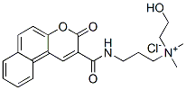 94159-27-0,(2-hydroxyethyl)dimethyl[3-[[(3-oxo-3H-naphtho[2,1-b]pyran-2-yl)carbonyl]amino]propyl]ammonium chloride