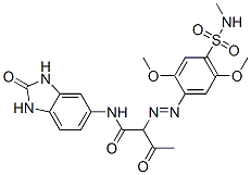 94159-58-7,N-(2,3-dihydro-2-oxo-1H-benzimidazol-5-yl)-2-[[2,5-dimethoxy-4-[(methylamino)sulphonyl]phenyl]azo]-3-oxobutyramide