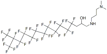 94159-82-7,1-[[3-(dimethylamino)propyl]amino]-4,4,5,5,6,6,7,7,8,8,9,9,10,10,11,11,12,12,13,13,14,15,15,15-tetracosafluoro-14-(trifluoromethyl)pentadecan-2-ol