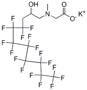 94159-87-2,potassium N-(4,4,5,5,6,6,7,7,8,8,9,9,10,10,11,11,11-heptadecafluoro-2-hydroxyundecyl)-N-methylglycinate