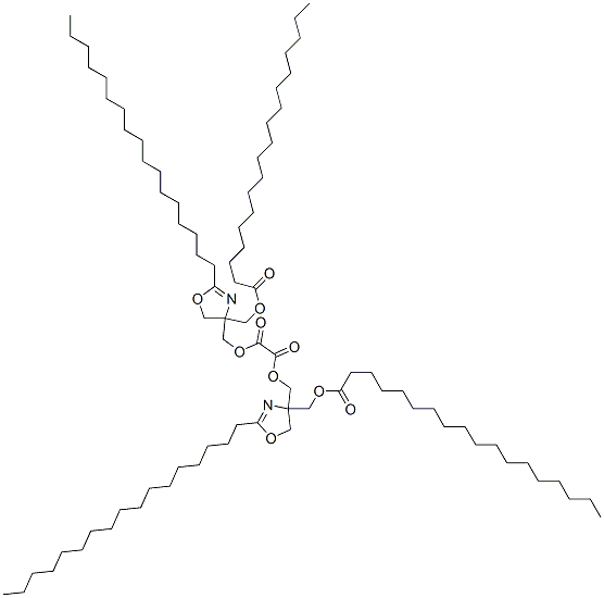 94159-98-5,bis[[2-heptadecyl-4,5-dihydro-4-[[(1-oxooctadecyl)oxy]methyl]-4-oxazolyl]methyl] oxalate