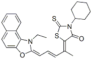94166-41-3,3-cyclohexyl-5-[4-(1-ethylnaphth[1,2-d]oxazol-2(1H)-ylidene)-1-methylbut-2-enylidene]-2-thioxothiazolidin-4-one