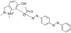 94200-02-9,6-hydroxy-1,2-dimethyl-7-[[4-(phenylazo)phenyl]azo]-1H-indazolium acetate