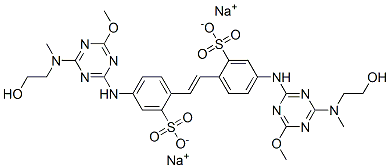 94200-36-9,disodium 4,4'-bis[[4-[(2-hydroxyethyl)methylamino]-6-methoxy-1,3,5-triazin-2-yl]amino]stilbene-2,2'-disulphonate