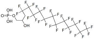 94200-42-7,4,4,5,5,6,6,7,7,8,8,9,9,10,10,11,11,12,12,13,13,14,14,15,15,15-pentacosafluoro-2-hydroxypentadecyl dihydrogen phosphate