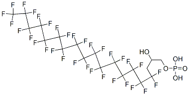 94200-44-9,4,4,5,5,6,6,7,7,8,8,9,9,10,10,11,11,12,12,13,13,14,14,15,15,16,16,17,17,18,18,19,19,19-tritriacontafluoro-2-hydroxynonadecyl dihydrogen phosphate