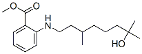 94201-74-8,methyl 2-[(7-hydroxy-3,7-dimethyloctyl)amino]benzoate