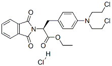 94213-26-0,ethyl (S)-alpha-[[4-[bis(2-chloroethyl)amino]phenyl]methyl]-1,3-dihydro-1,3-dioxo-2H-isoindole-2-acetate monohydrochloride