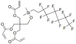 94237-11-3,2-[[[dimethyl(3,3,4,4,5,5,6,6,7,7,8,8,8-tridecafluorooctyl)silyl]oxy]methyl]-2-[[(1-oxoallyl)oxy]methyl]-1,3-propanediyl diacrylate