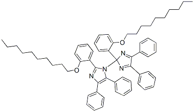 94266-15-6,2-[2-(decyloxy)phenyl]-1-[2-[2-(decyloxy)phenyl]-4,5-diphenyl-2H-imidazol-2-yl]-4,5-diphenyl-1H-imidazole