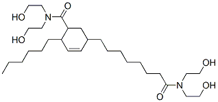 94266-28-1,5-[[bis(2-hydroxyethyl)amino]carbonyl]-4-hexyl-N,N-bis(2-hydroxyethyl)cyclohex-2-ene-1-octanamide