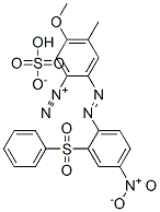 94276-10-5,5-methoxy-4-methyl-2-[[4-nitro-2-(phenylsulphonyl)phenyl]azo]benzenediazonium hydrogen sulphate
