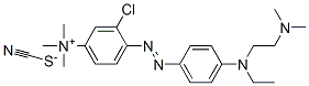 94276-17-2,3-chloro-4-[[4-[[2-(dimethylamino)ethyl]ethylamino]phenyl]azo]-N,N,N-trimethylanilinium thiocyanate