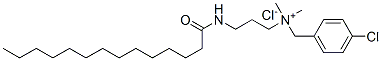 94279-03-5,(p-chlorobenzyl)dimethyl[3-[(1-oxotetradecyl)amino]propyl]ammonium chloride