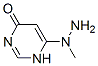 94295-29-1,4(1H)-Pyrimidinone, 6-(1-methylhydrazino)- (9CI)