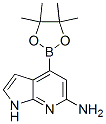 943323-56-6,1H-PYRROLO[2,3-B]PYRIDIN-6-AMINE, 4-(4,4,5,5-TETRAMETHYL-1,3,2-DIOXABOROLAN-2-YL)-
