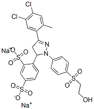 94333-46-7,disodium 4-[3-(4,5-dichloro-2-methylphenyl)-4,5-dihydro-1-[4-[(2-hydroxyethyl)sulphonyl]phenyl]-1H-pyrazol-5-yl]benzene-1,3-disulphonate
