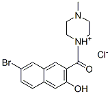 94333-53-6,1-[(7-bromo-3-hydroxy-2-naphthyl)carbonyl]-4-methylpiperazinium chloride