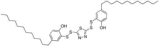 94386-59-1,2,2'-[1,3,4-thiadiazole-2,5-diylbis(dithio)]bis[4-dodecylphenol]