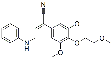 94442-11-2,4-anilino-2-[3,5-dimethoxy-4-(2-methoxyethoxy)phenyl]but-2-enenitrile