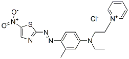94442-15-6,1-[2-[ethyl[3-methyl-4-[(5-nitrothiazol-2-yl)azo]phenyl]amino]ethyl]pyridinium chloride
