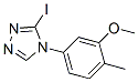 944642-14-2,4H-1,2,4-Triazole,  3-iodo-4-(3-methoxy-4-methylphenyl)-